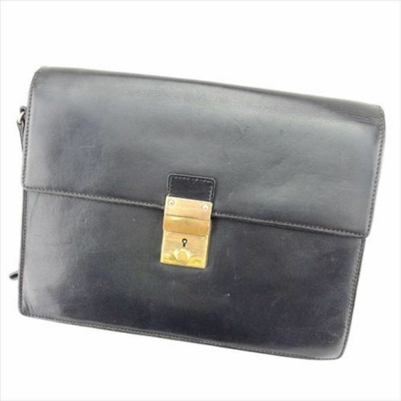 Gucci Clutch bag Black Woman unisex Authentic Used T6896